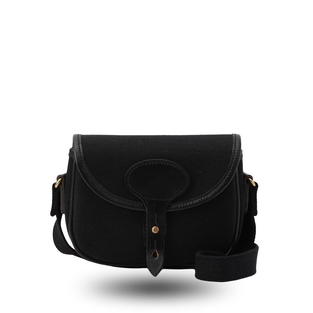 Brady Bags Colne Mini Black canvas and leather made in UK