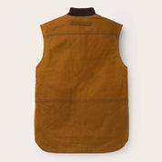 Filson Tin Cloth Insulated Work Vest Dark Tan
