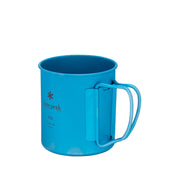 Snow peak mug Ti-Single 450 Anodized Cup Blue