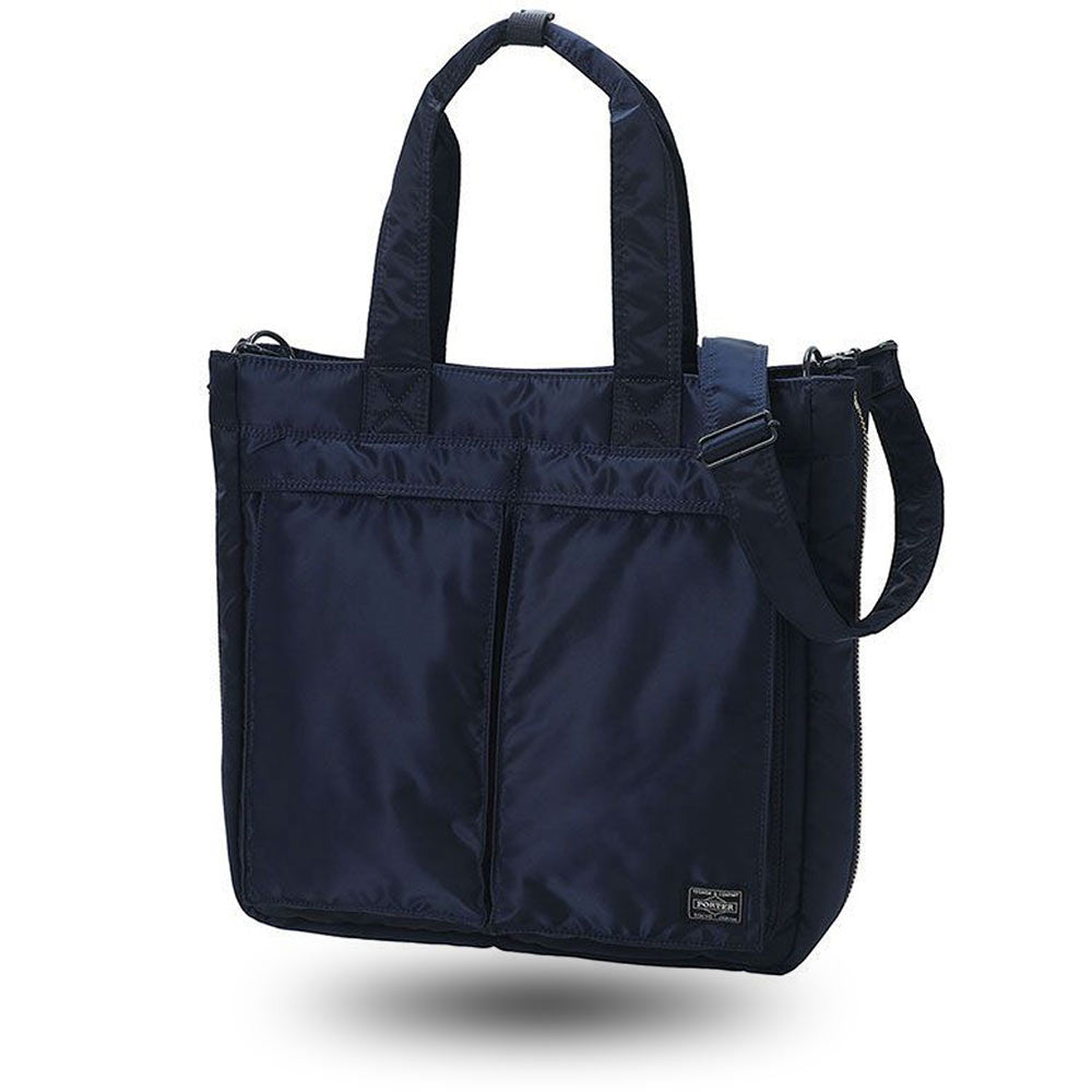 ▷ Tasche Porter Yoshida & Co Tanker 2 Way Tote Bag Iron Blue