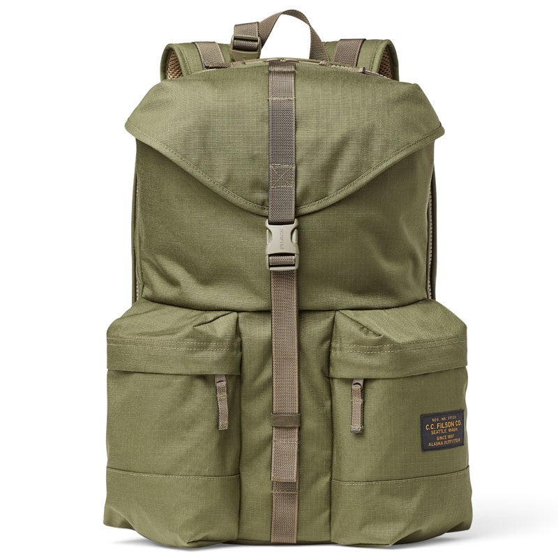 Filson Ripstop Nylon  Backpack Surplus Green front