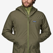 Patagonia Veste Homme Boulder Fork Rain Verte