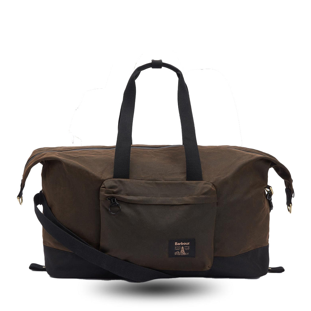 Barbour Field Wax Holdall Olive Black