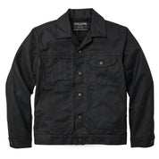 Filson Veste en Coton Huilé Tin Cloth Short Lined Cruiser Noire