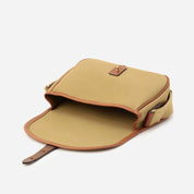 Brady Bags Colne Khaki inside compartment with flap