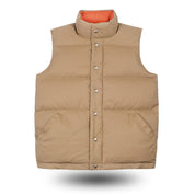 Doudoune sans manches Crescent Down Works Italian Vest Tan rust