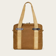 Filson Sac en Tin Cloth Zippé Beige Foncé