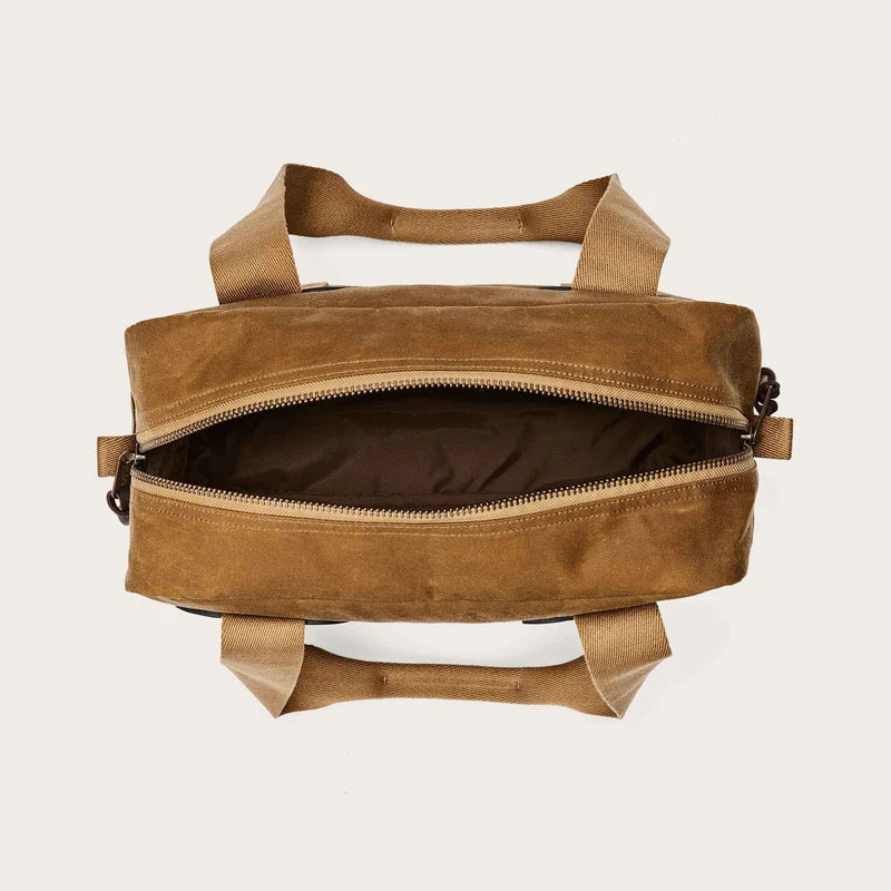 Filson Sac en Tin Cloth Zippé Beige Foncé