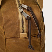 Filson Sac en Tin Cloth Zippé Beige Foncé