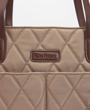 Barbour Quilted Tote Bag Sand Dune