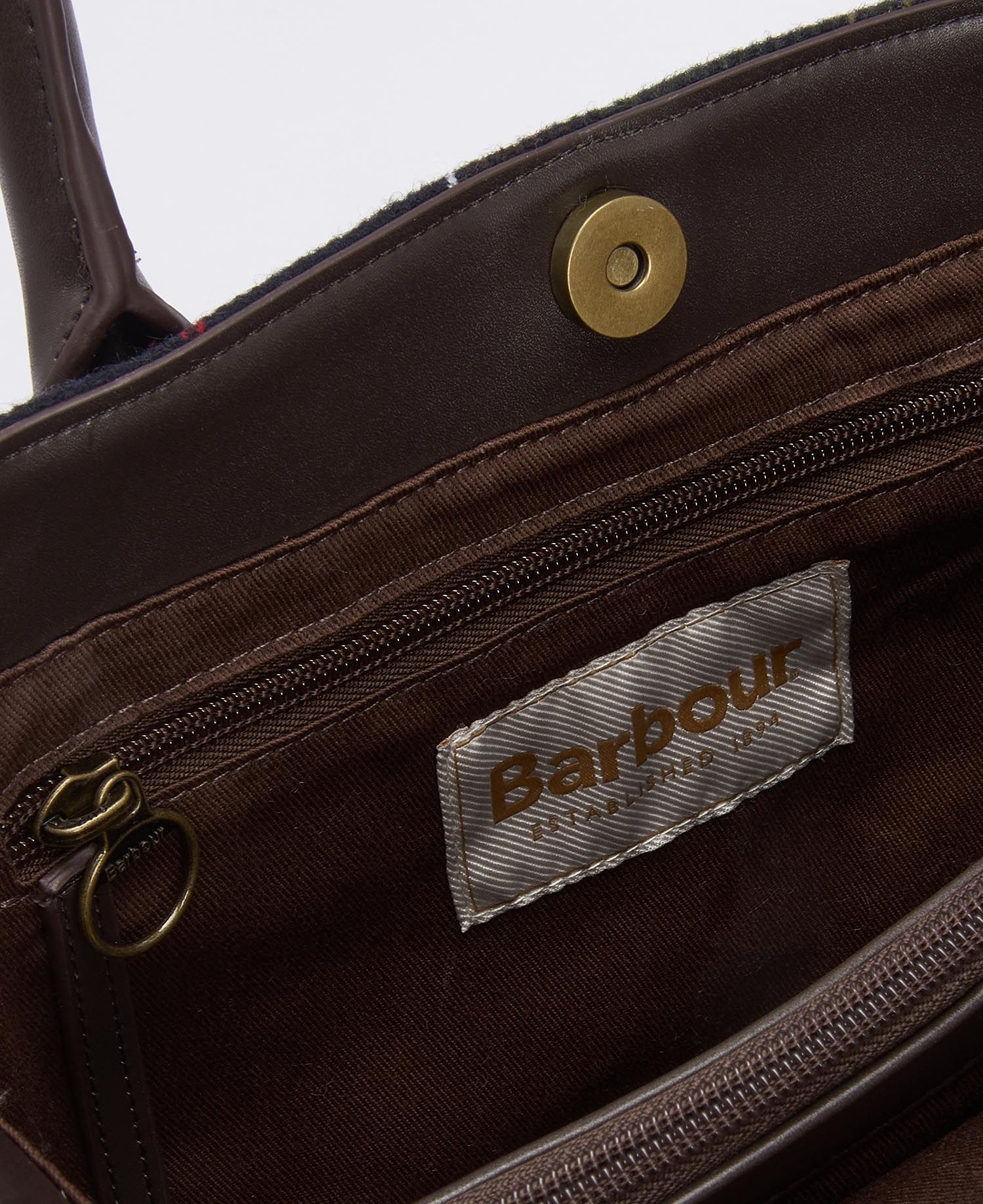 Barbour Barrhill Tartan Tote Bag