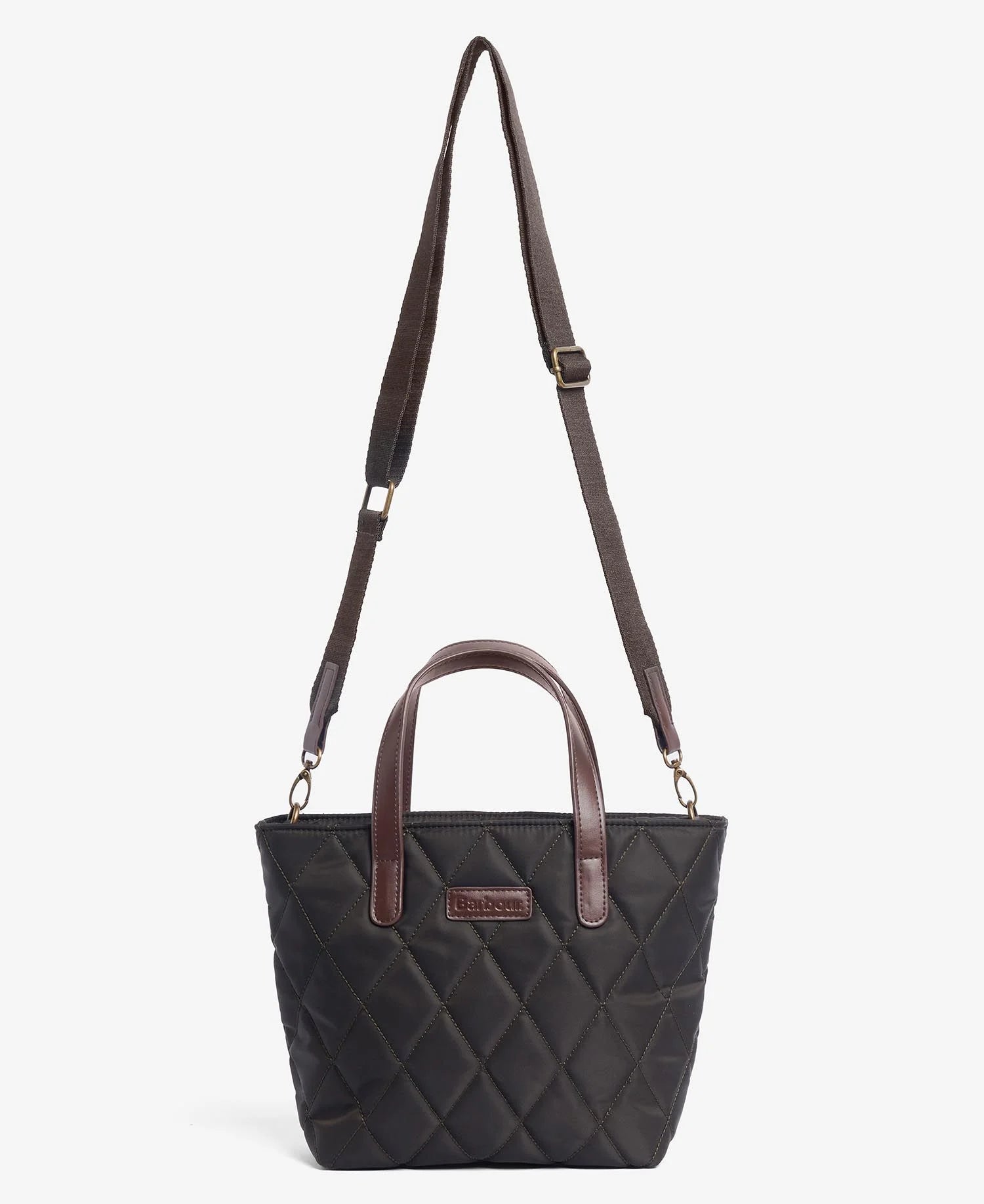 Barbour Mini Quilted Tote Bag Olive