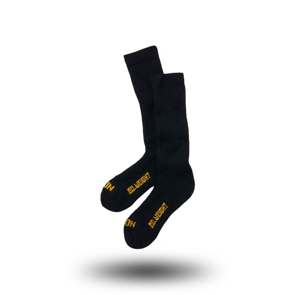 Midweight Traditional Crew Sock Black