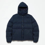 Doudoune Homme Crescent Down Works Down Sweater Navy avec capuche