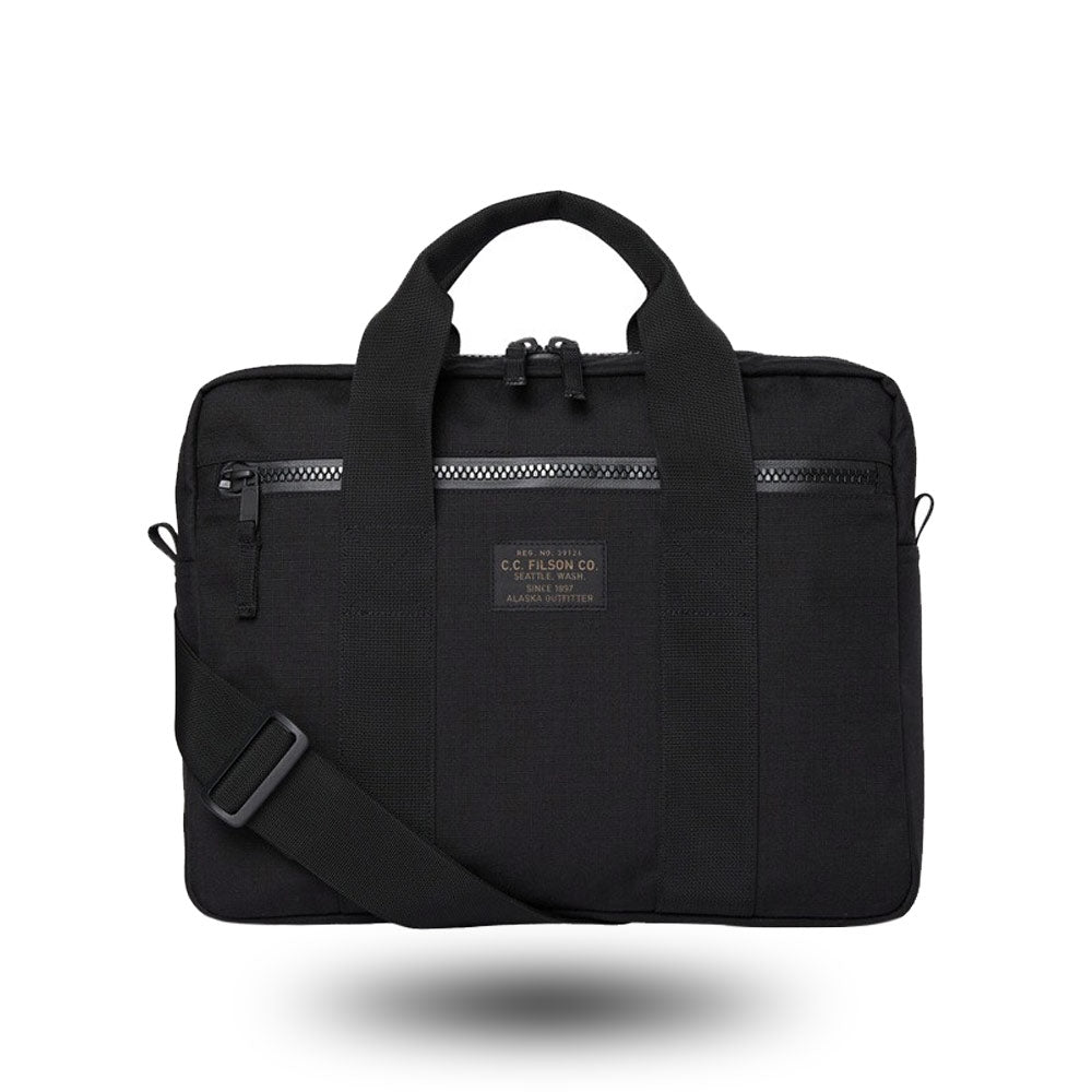 Ripstop Nylon Compact Briefcase Black