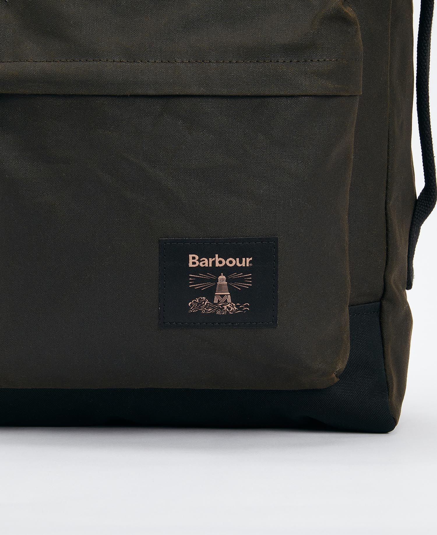 Barbour Field Wax Backpack Olive / Black