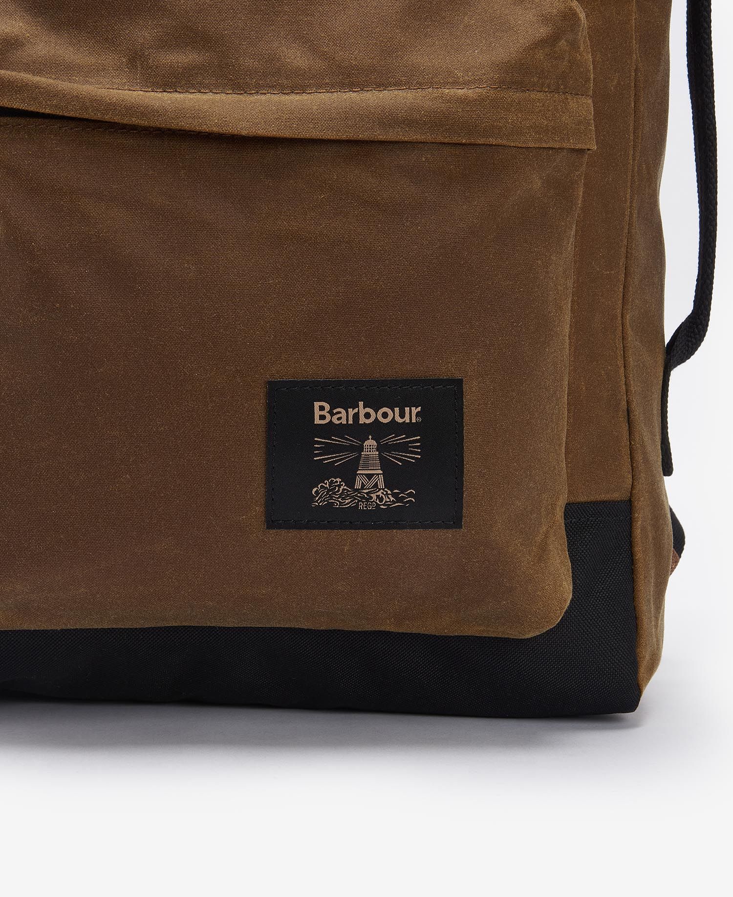 Barbour Field Wax Backpack Tan / Black