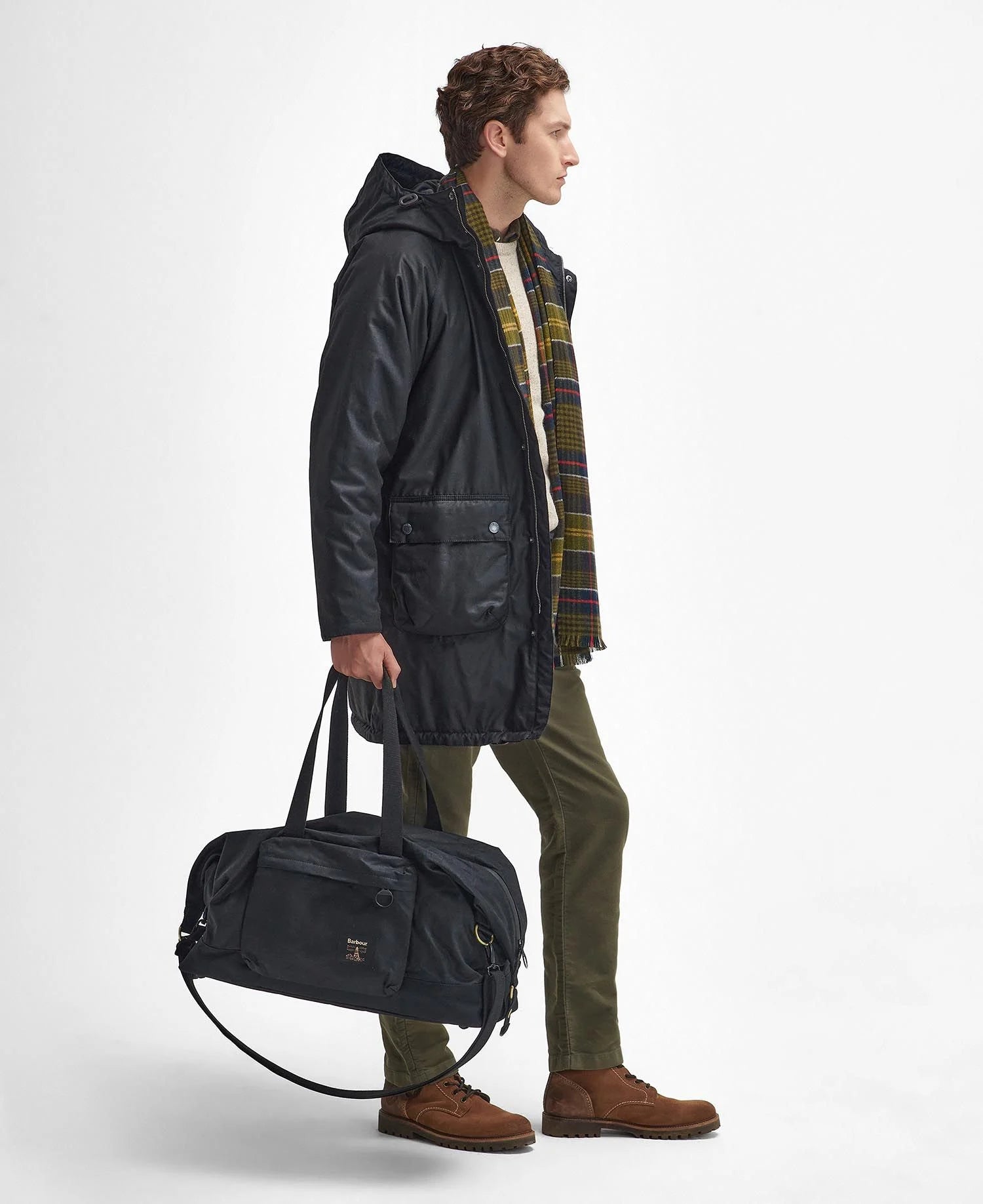 Sac de Voyage Barbour Field Wax Noir