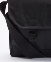 Barbour Field Wax Messenger Bag Black