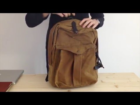Wannaccess YouTube Video review Filson Journeyman Backpack Tan