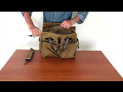 Filson 24 Hour Tin Cloth Briefcase Cinder