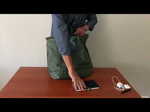 Porter Yoshida & Co Tanker 2 Way Helmet Bag Video Review on YouTube by Wannaccess
