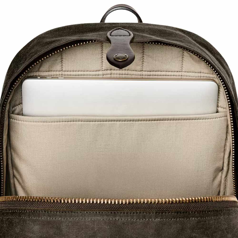 sac a dos filson journeyman backpack otter green poche laptop 15 pouces