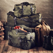 Filson Small Rugged Twill Duffle Bag Otter Green lifestyle 4