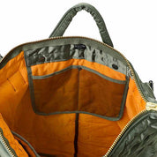 Porter Yoshida & Co Tanker New 2 Way Helmet Bag Vert inside removable flat trasparent pocket