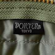 Porter Yoshida & Co Tanker New 2 Way Helmet Bag Vert inside logo