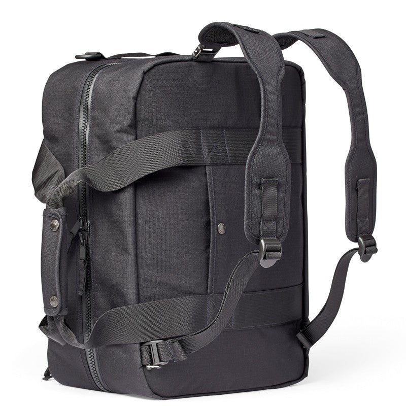 Filson Ripstop Nylon Pullman Black backpack straps