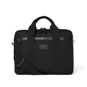 Filson Ripstop Nylon Compact Briefcase Black front view