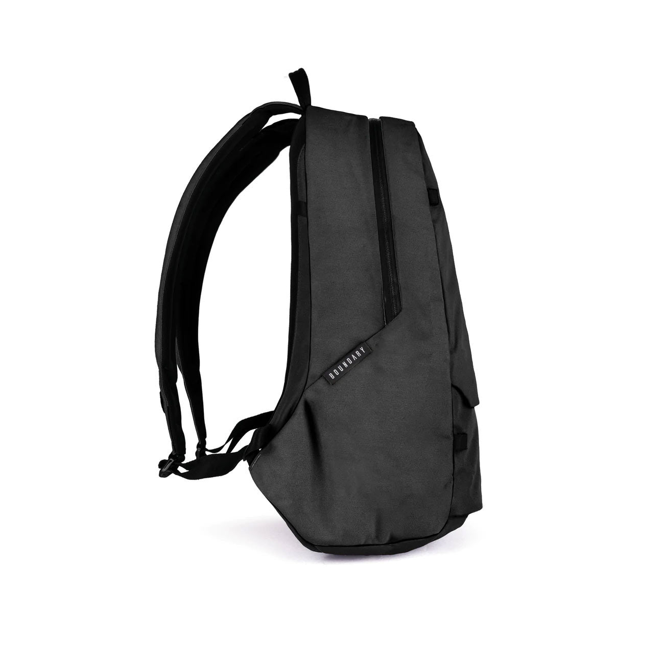 Rennen Daypack Black side recycled fabric