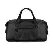 Boundary Supply Errant Duffel Obsidian Black front with zip pocket