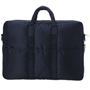 v Tanker 2 Way Briefcase Iron Blue back view