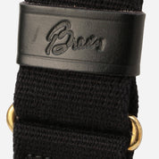 Brady Norfolk Shoulder Bag Black Logo strap