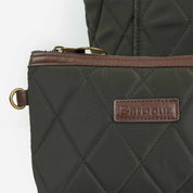 Quilted Tote Bag Olive