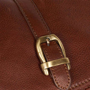 Laire Leather Saddle Bag Brown