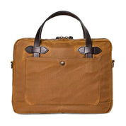 Filson Tin Cloth Compact Briefcase Dark Tan arrière 