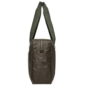 Tin Cloth Tote Bag With Zipper Otter Green