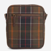 Tartan and Leather Crossbody Bag