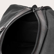 Medium Rugged Twill Duffle Bag Black