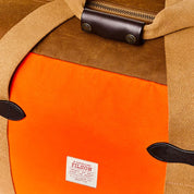 Filson Tin Cloth Medium Duffle Bag Dark Tan - Flame