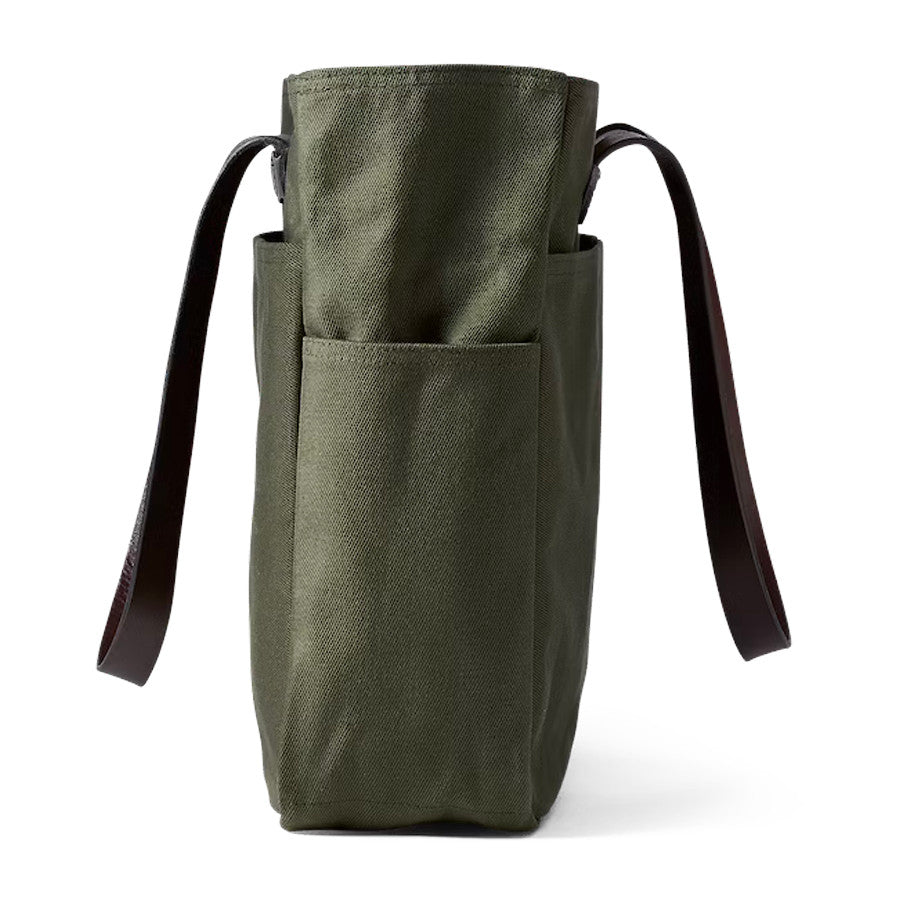 Filson Tote Bag Without Zipper Otter Green en rugged twill resistant