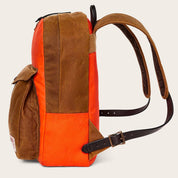 Sac à dos Filson Journeyman Backpack Tan / Flame avec bretelles matelassées