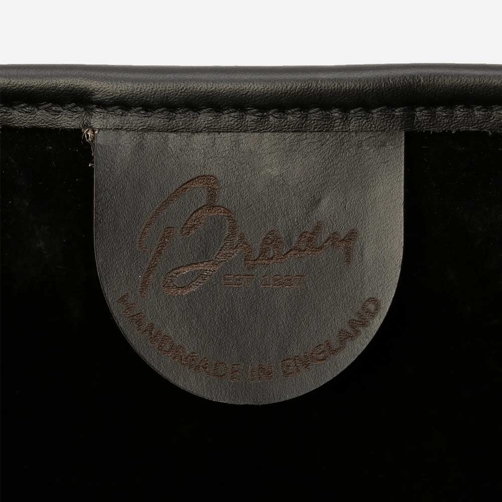 Brady tasker Cartridge 50 Black Leather  skoletaske indvendigt logo