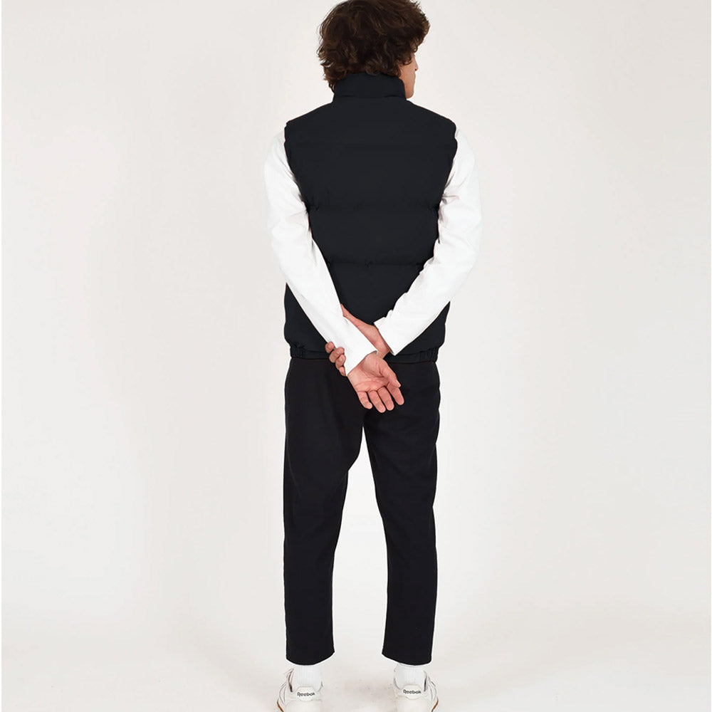 Down Crescent-ærmeløs jakke til mænd Works Italian Vest Black