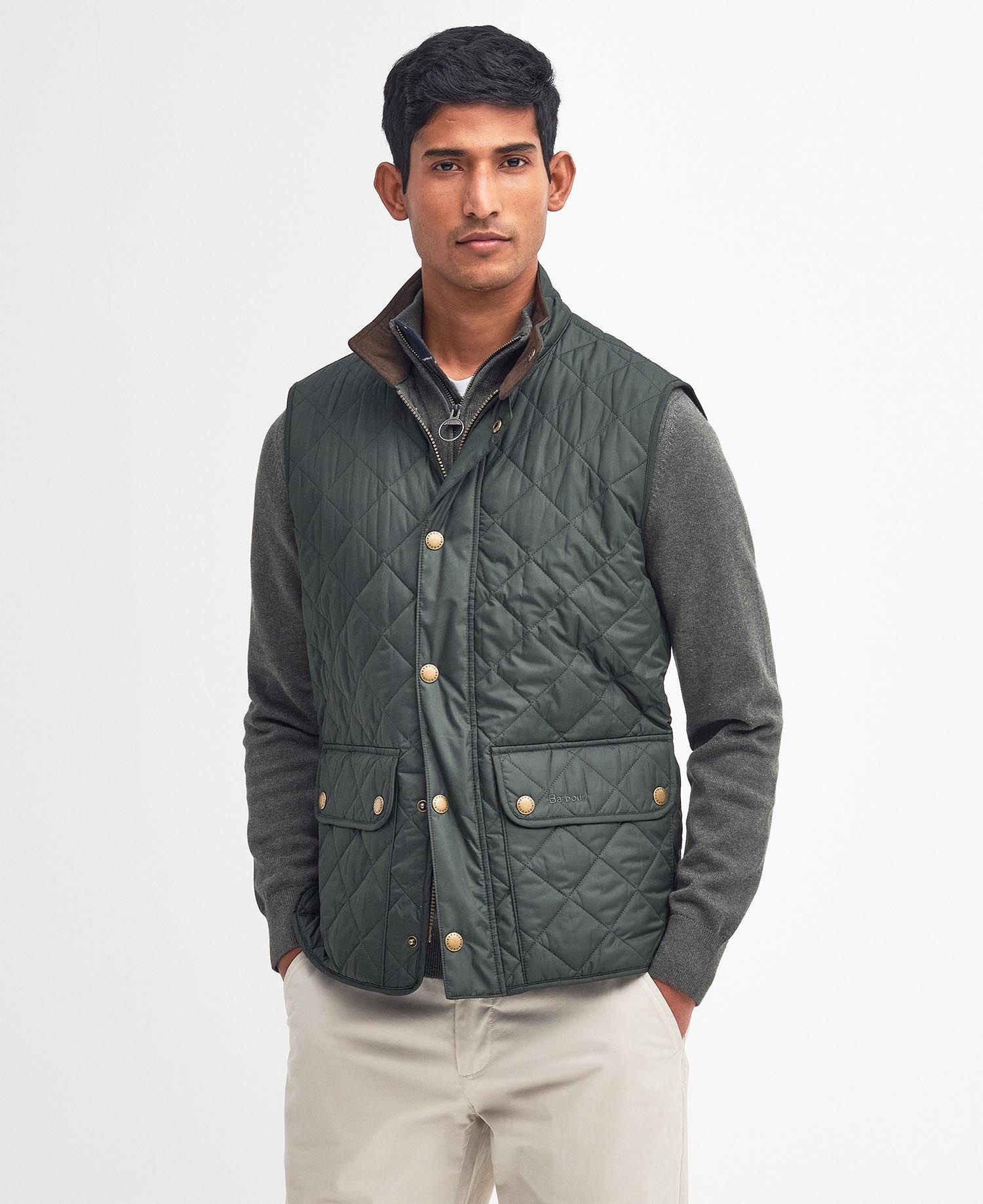 Barbour New Lowerdale Sage Waistcoat