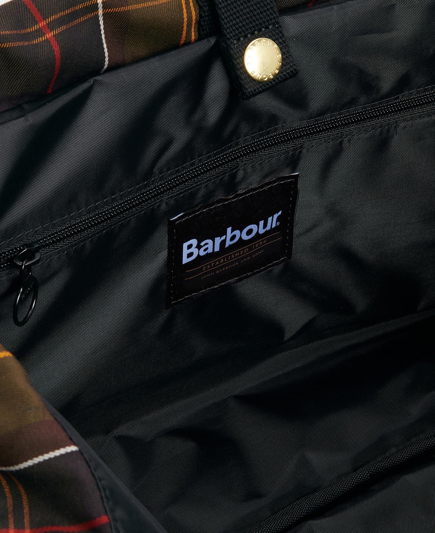 Barbour-feltet Wax Holdall Black