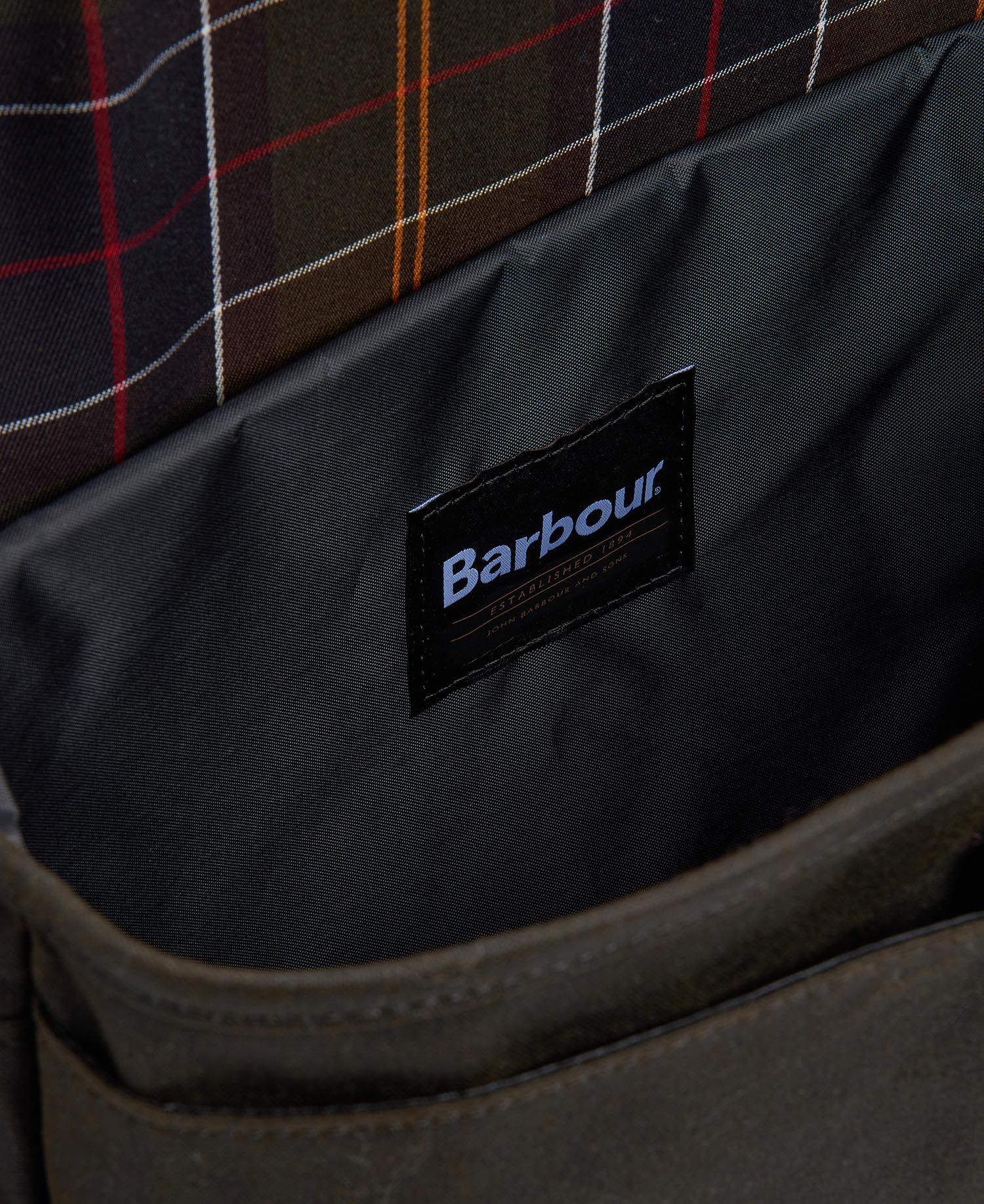 Wax Messenger Barbour Field Bag Olive